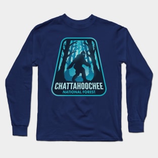 Chattahoochee National Forest GA Bigfoot Long Sleeve T-Shirt